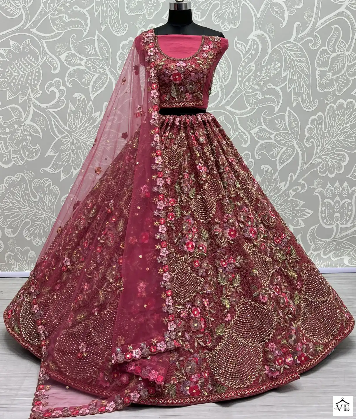 Anjani Art 2537 Net Wholesale Bridal Lehenga Catalog — Wholesale Lehenga, MPA wholesale from Surat — view 1