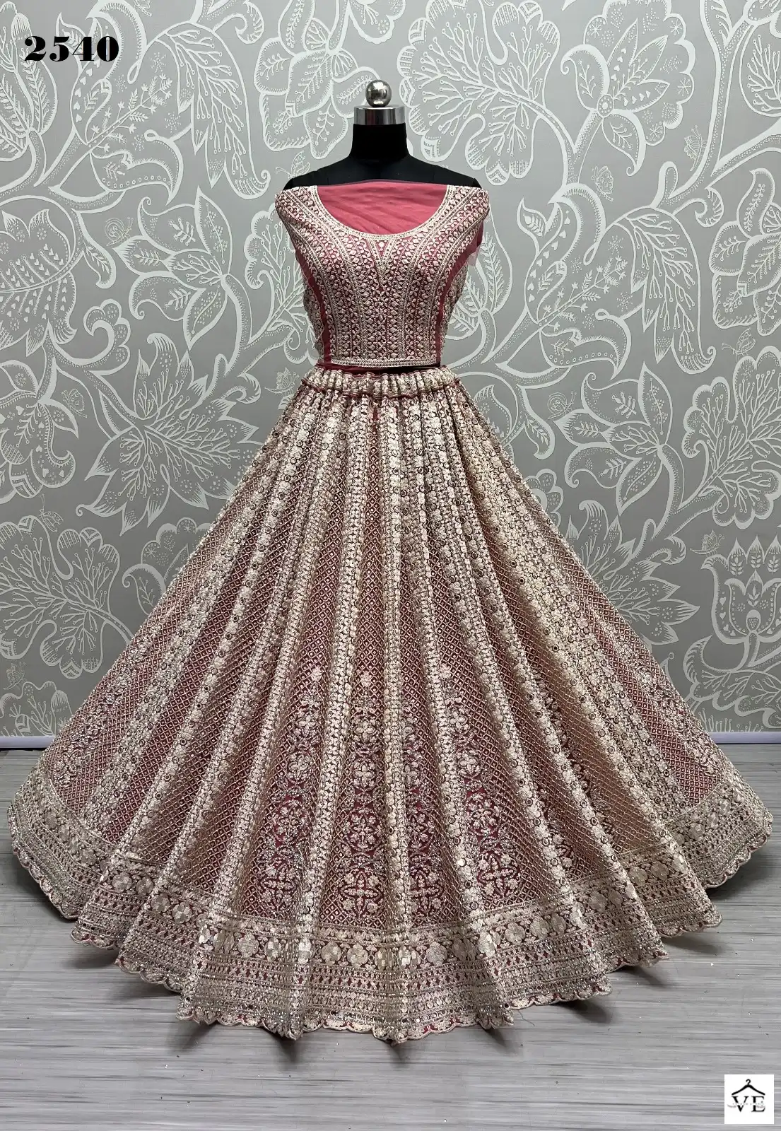 Anjani Art 2540 Net Wholesale Lehenga Choli — Wholesale Lehenga, MPA wholesale from Surat - Gallery Image 2