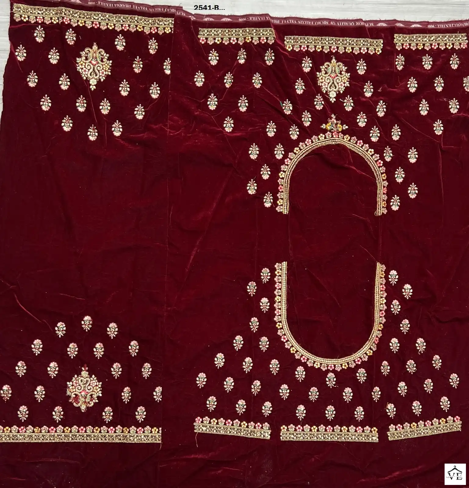 Anjani Art 2541 Velvet Wholesale Bridal Lehenga Catalog — Wholesale Lehenga, MPA wholesale from Surat - Gallery Image 4