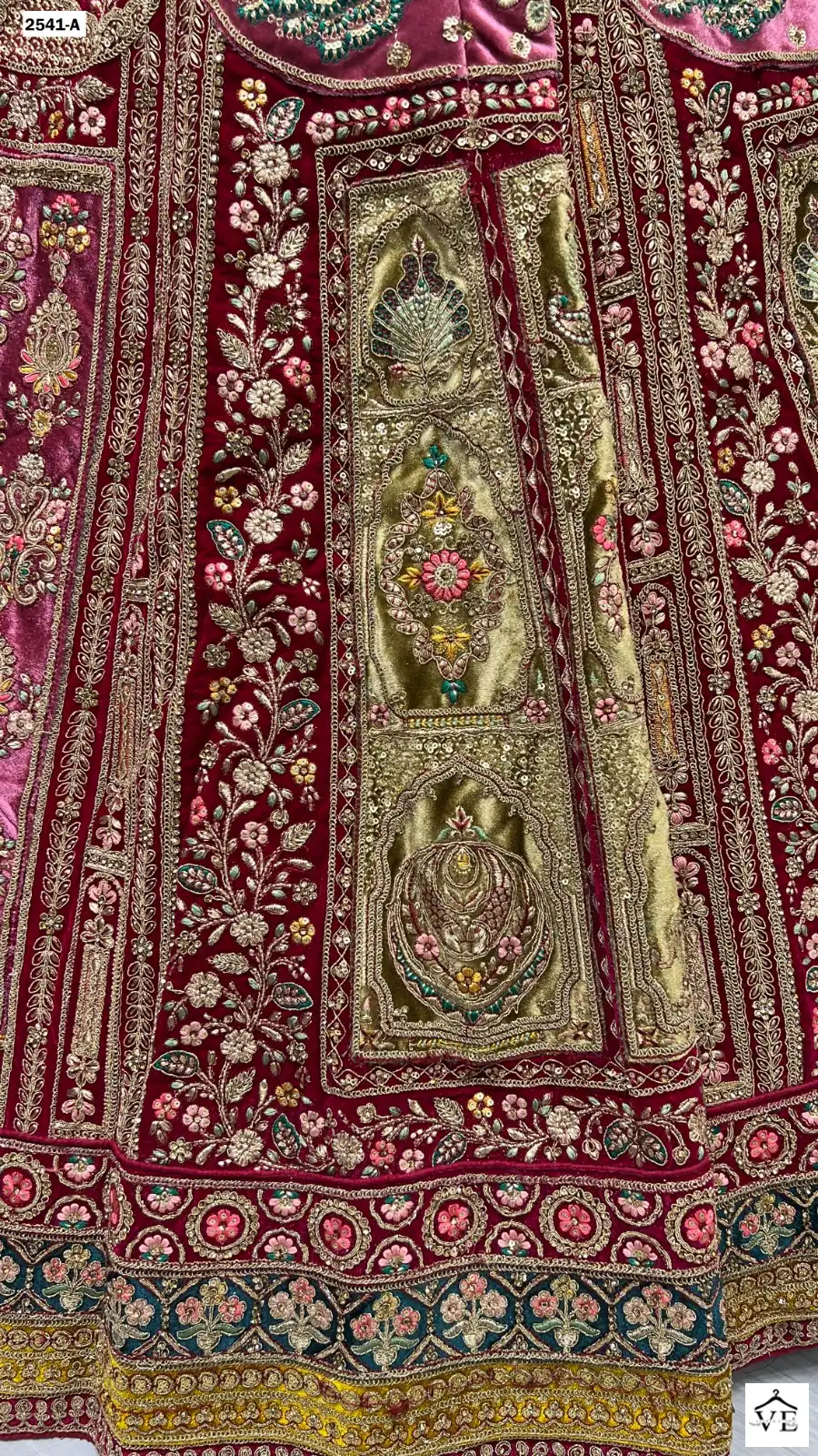 Anjani Art 2541 Velvet Wholesale Bridal Lehenga Catalog — Wholesale Lehenga, MPA wholesale from Surat - Gallery Image 6