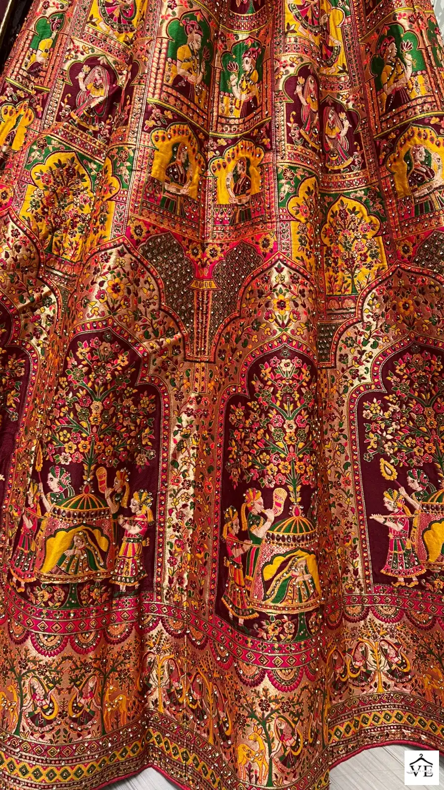Anjani Art 2542 Banarasi Silk Wholesale Lehenga Choli Catalog — Wholesale Lehenga, MPA wholesale from Surat - Gallery Image 3