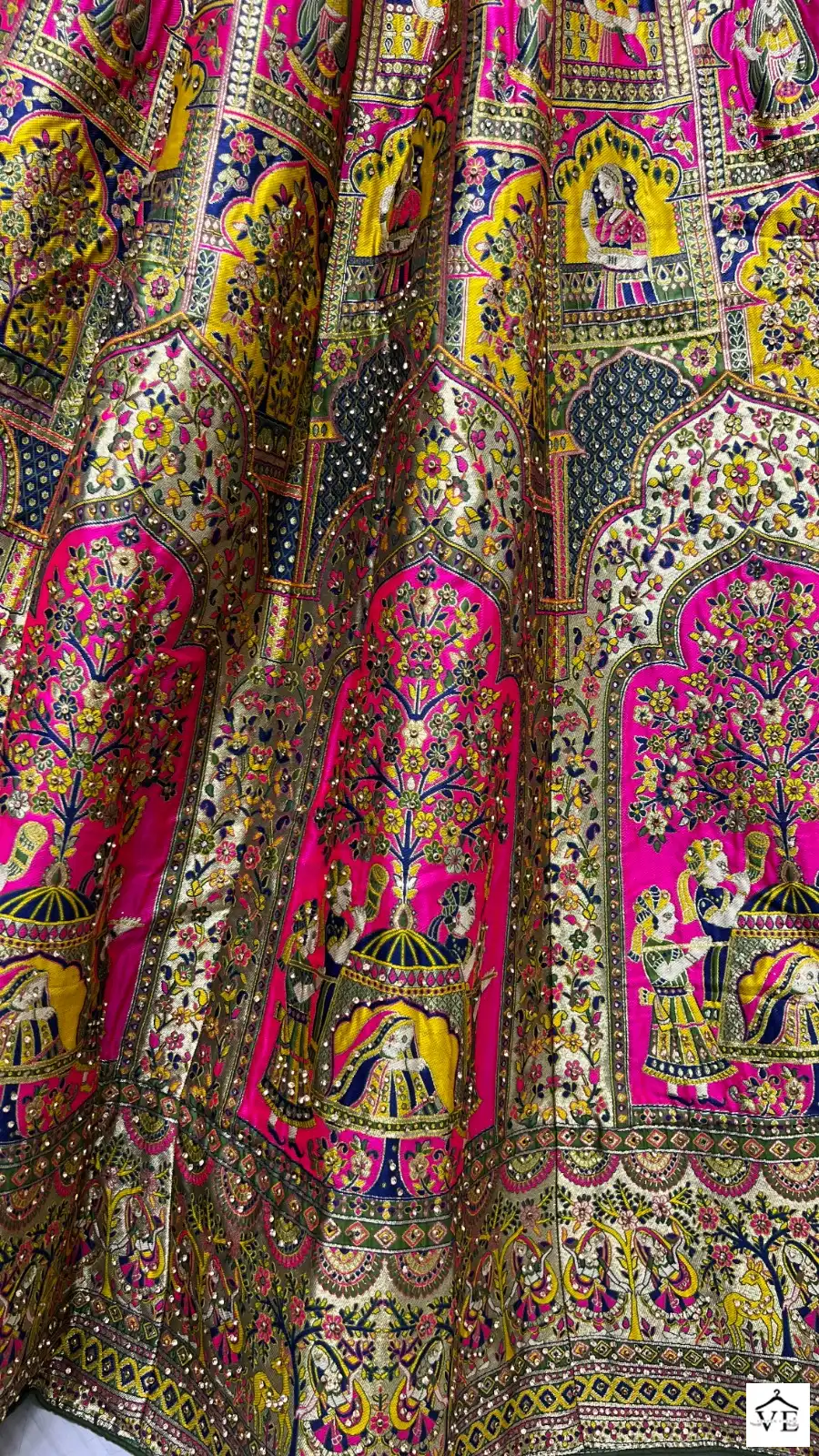 Anjani Art 2542 Banarasi Silk Wholesale Lehenga Choli Catalog — Wholesale Lehenga, MPA wholesale from Surat - Gallery Image 4