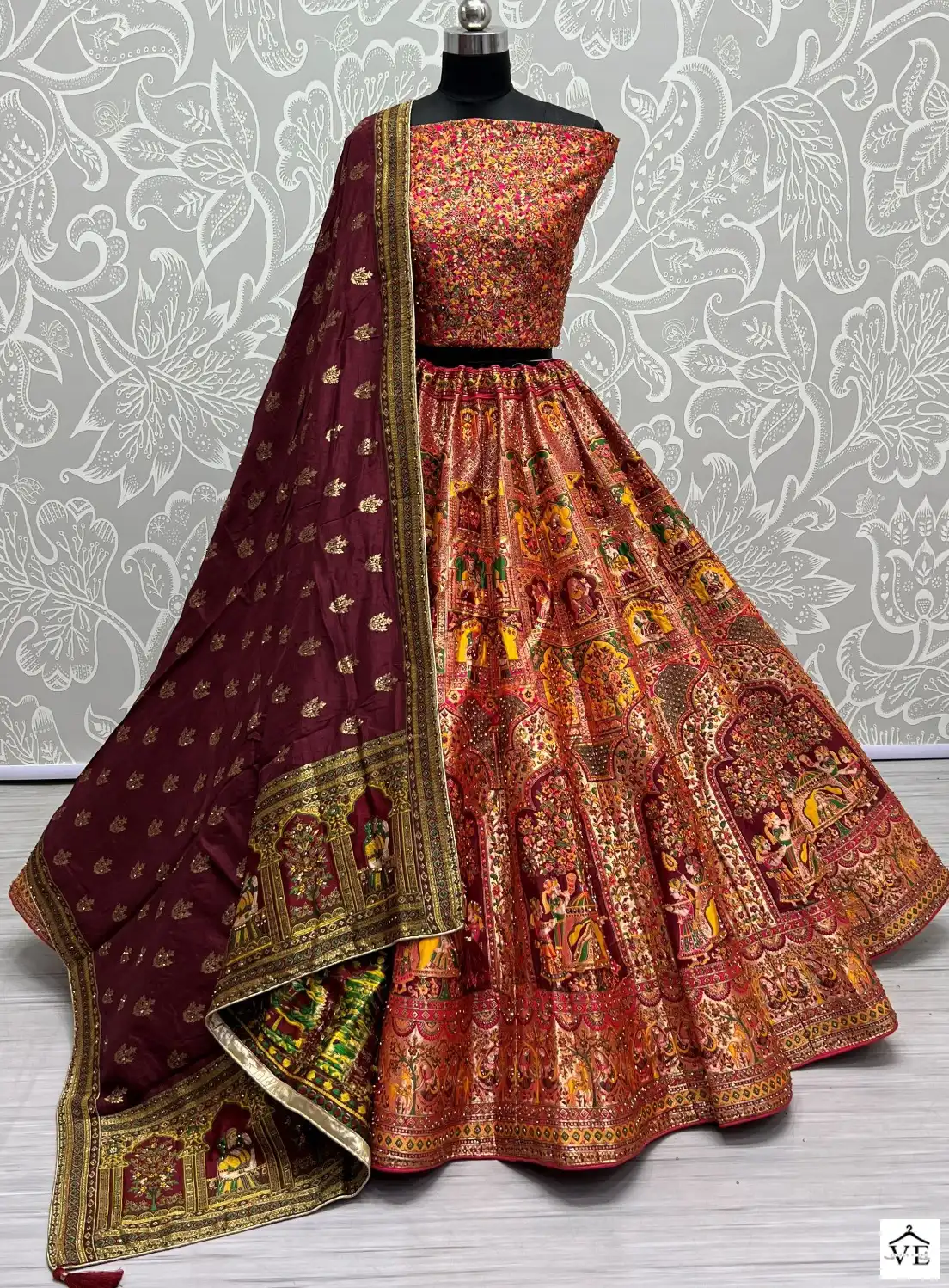 Anjani Art 2542 Banarasi Silk Wholesale Lehenga Choli Catalog — Wholesale Lehenga, MPA wholesale from Surat — view 1