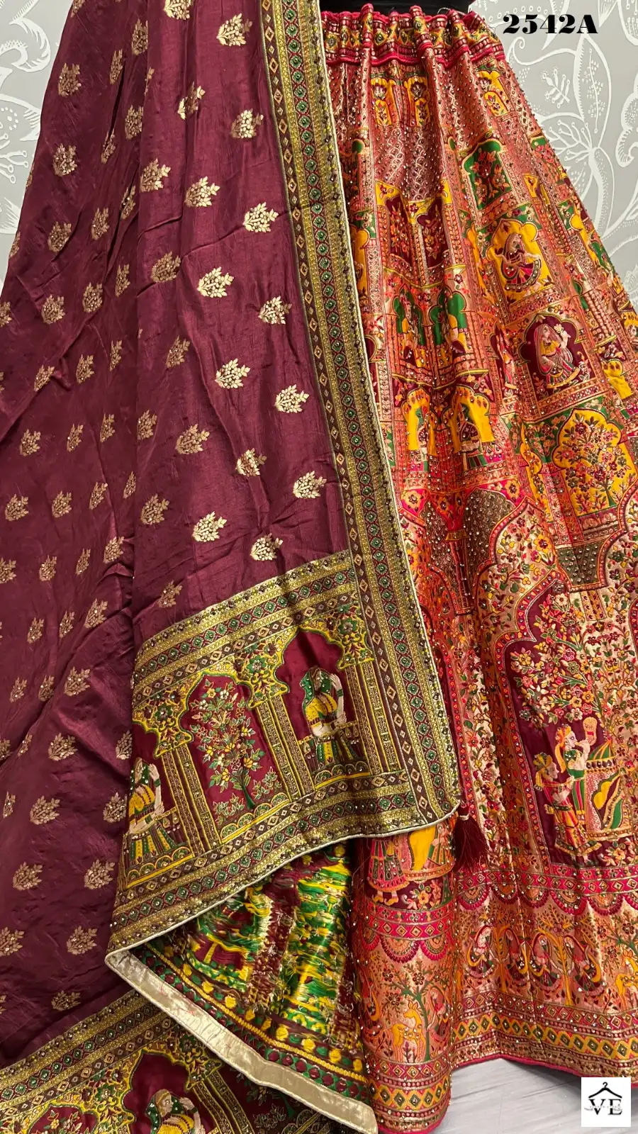 Anjani Art 2542 Banarasi Silk Wholesale Lehenga Choli Catalog — Wholesale Lehenga, MPA wholesale from Surat — view 9