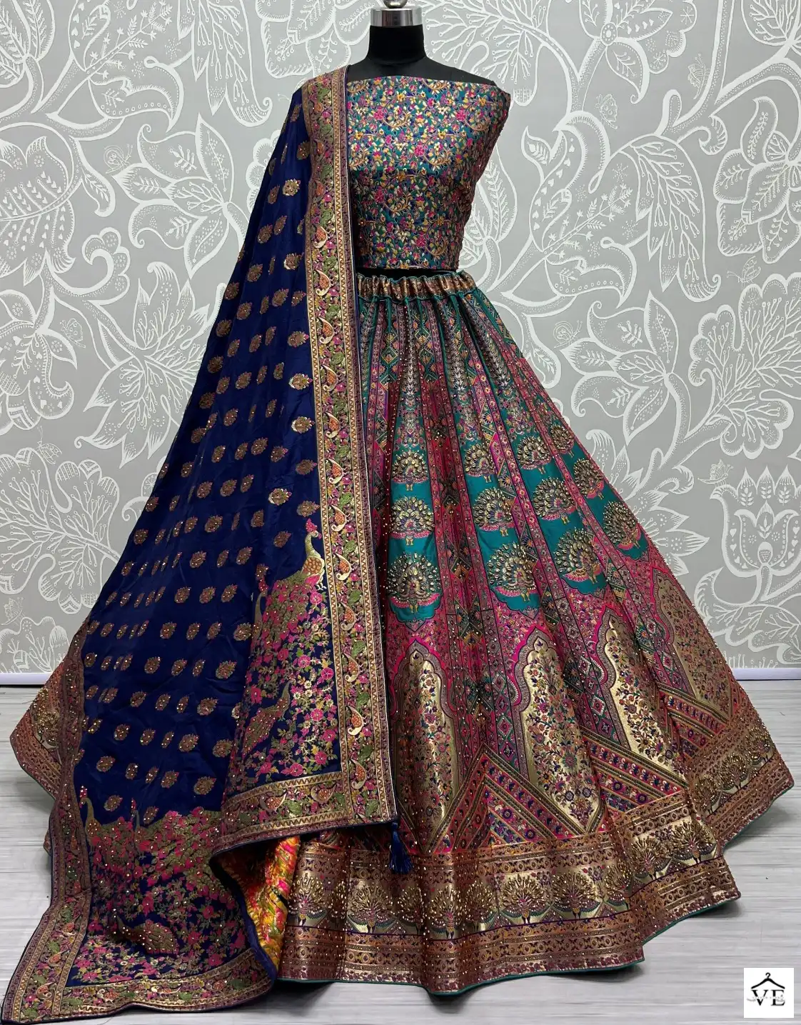 Anjani Art 2544 Banarasi Silk Wholesale Bridal Lehenga — Wholesale Lehenga, MPA wholesale from Surat — view 1