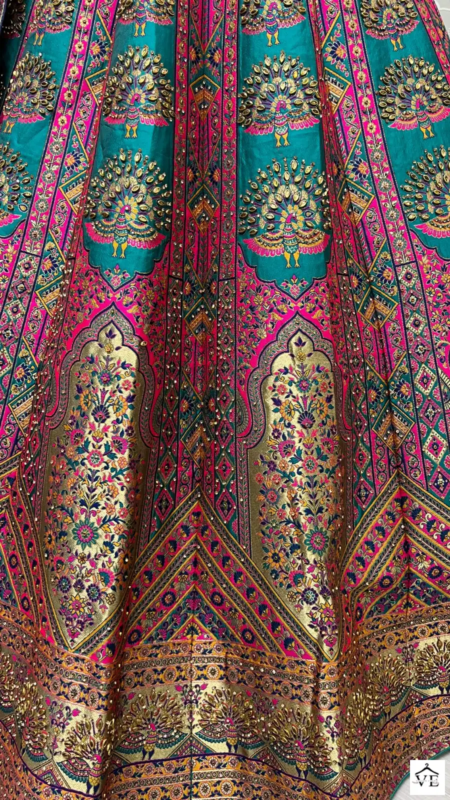 Anjani Art 2544 Banarasi Silk Wholesale Bridal Lehenga — Wholesale Lehenga, MPA wholesale from Surat - Gallery Image 4