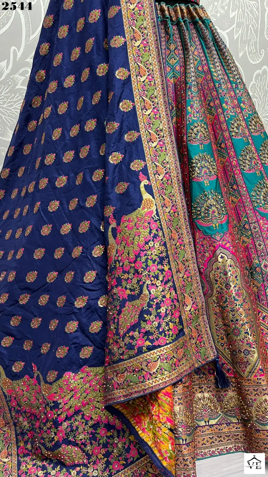 Anjani Art 2544 Banarasi Silk Wholesale Bridal Lehenga — Wholesale Lehenga, MPA wholesale from Surat — view 5