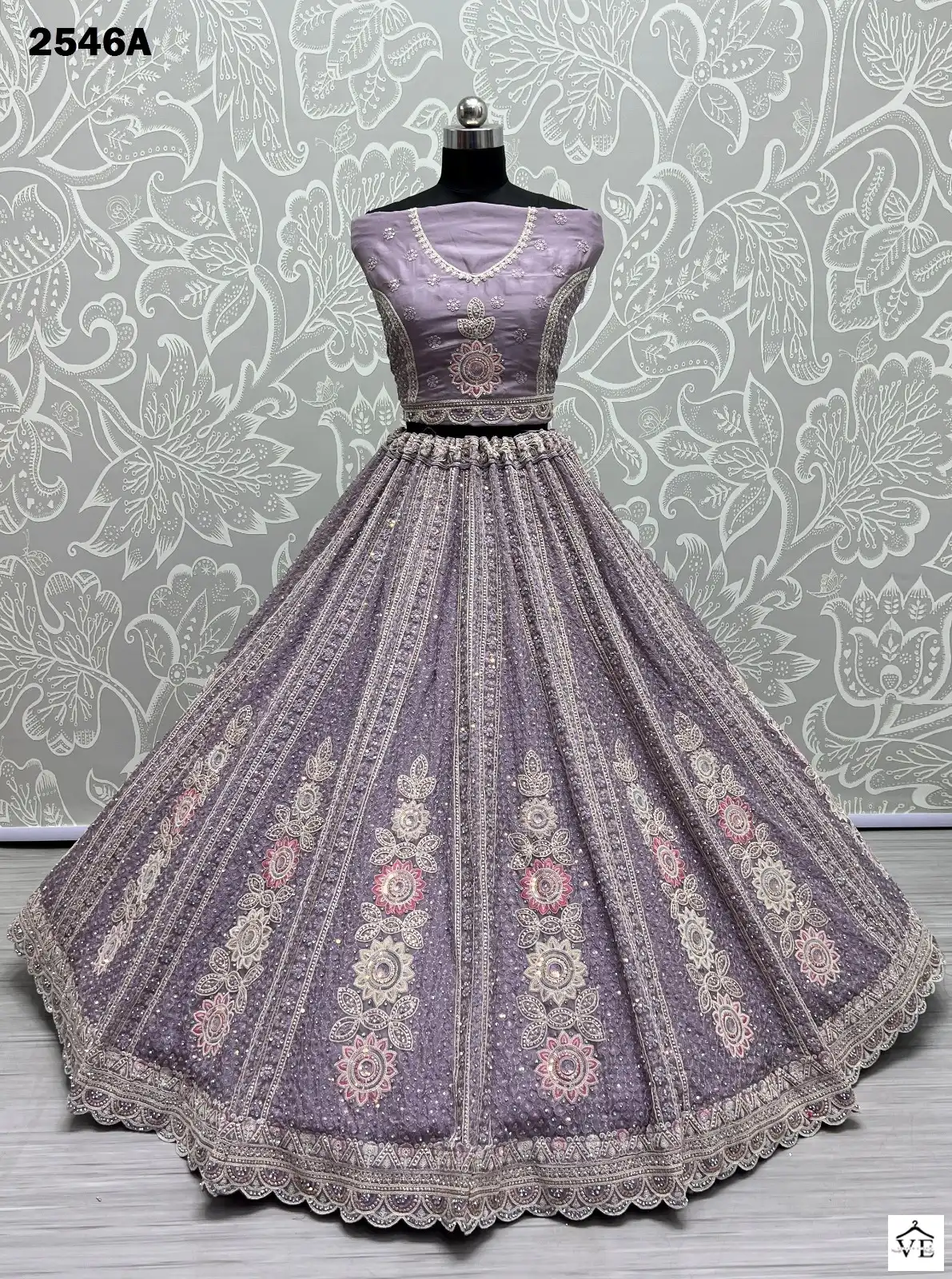 Anjani Art 2546 Organza Wholesale Bridal Lehenga Catalog — Wholesale Lehenga, MPA wholesale from Surat — view 6