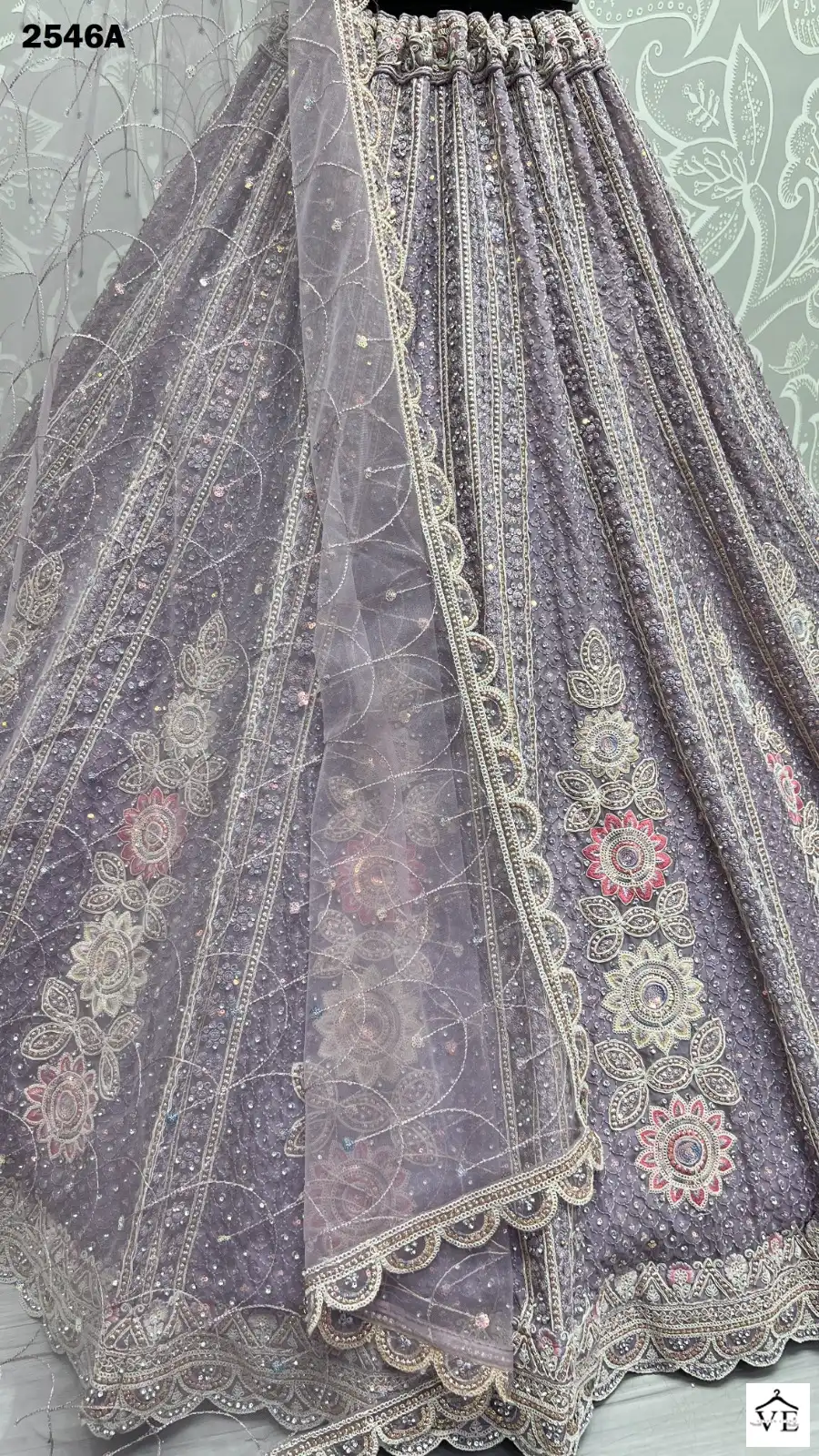 Anjani Art 2546 Organza Wholesale Bridal Lehenga Catalog — Wholesale Lehenga, MPA wholesale from Surat — view 7