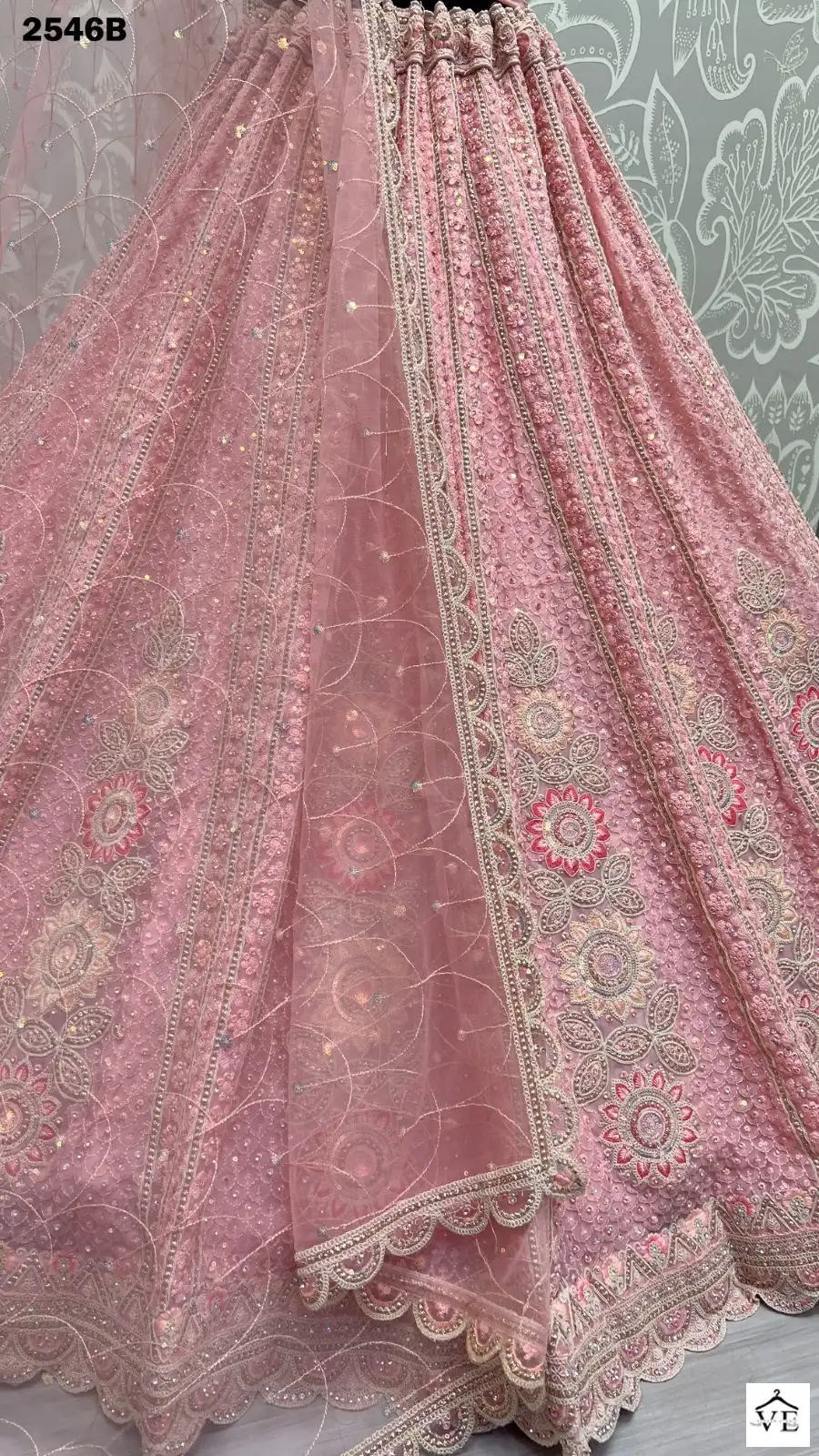 Anjani Art 2546 Organza Wholesale Bridal Lehenga Catalog — Wholesale Lehenga, MPA wholesale from Surat — view 3