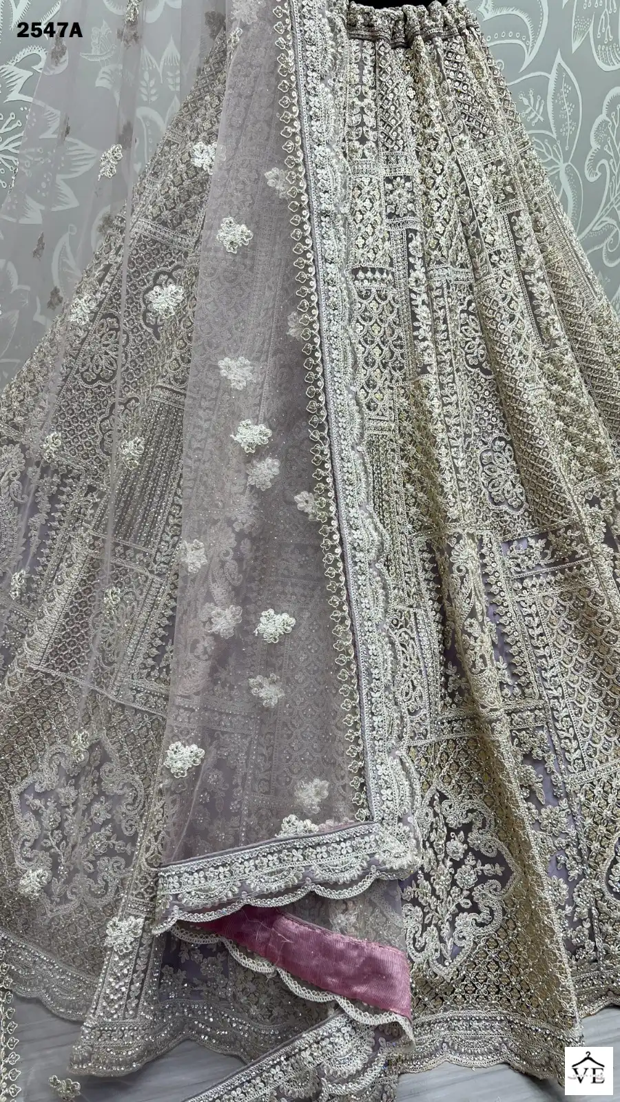 Anjani Art 2547 Heavy Net Wholesale Bridal Lehenga Catalog — Wholesale Lehenga, MPA wholesale from Surat - Gallery Image 6