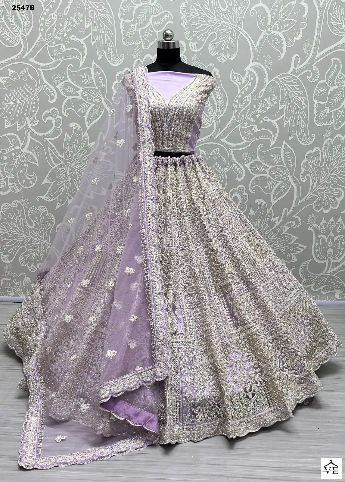Anjani Art 2547 Heavy Net Wholesale Bridal Lehenga Catalog — Wholesale Lehenga, MPA wholesale from Surat - Gallery Image 10