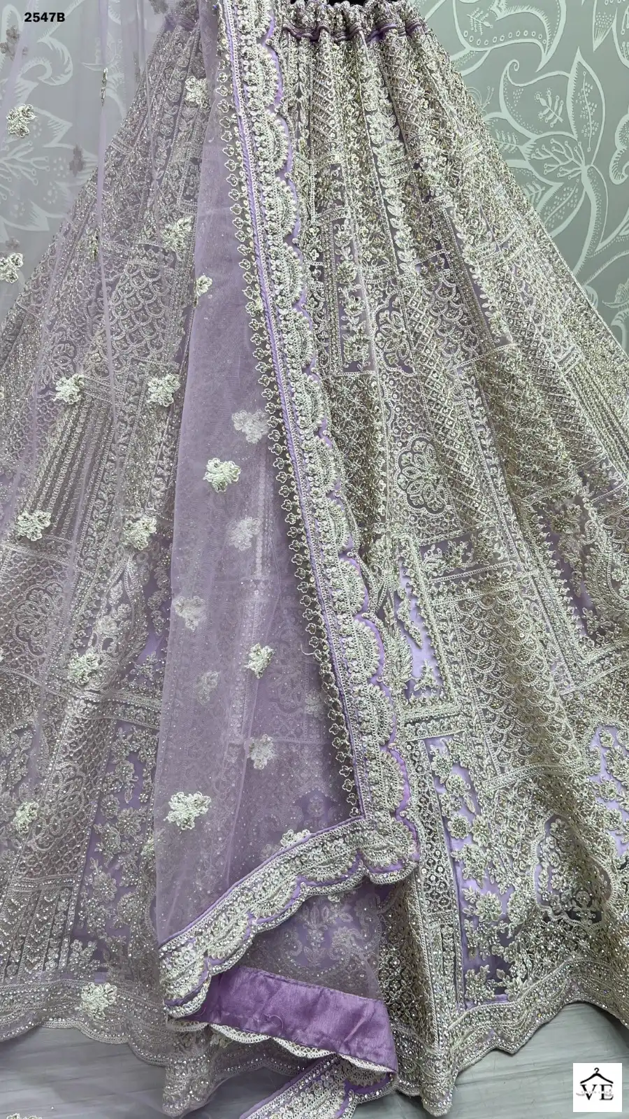 Anjani Art 2547 Heavy Net Wholesale Bridal Lehenga Catalog — Wholesale Lehenga, MPA wholesale from Surat - Gallery Image 11