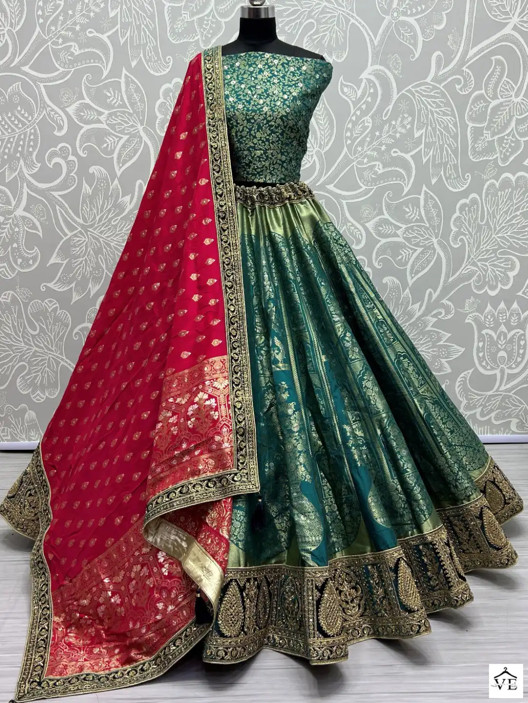 Anjani Art 2548 Banarasi Silk Wholesale Lehenga Choli Catalog — Wholesale Lehenga, MPA wholesale from Surat — view 1