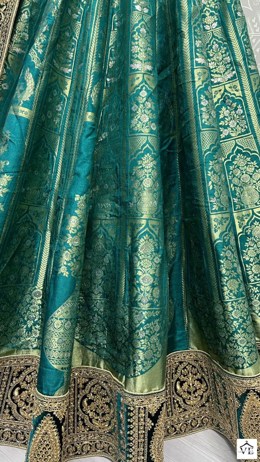 Anjani Art 2548 Banarasi Silk Wholesale Lehenga Choli Catalog — Wholesale Lehenga, MPA wholesale from Surat - Gallery Image 3