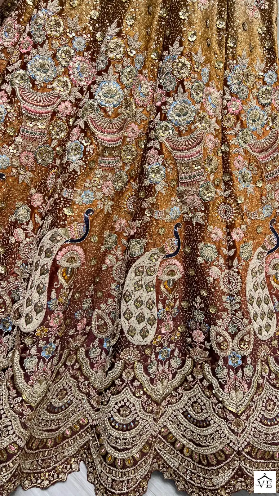 Anjani Art 2549 Velvet Wholesale Bridal Lehenga Catalog — Wholesale Lehenga, MPA wholesale from Surat - Gallery Image 5