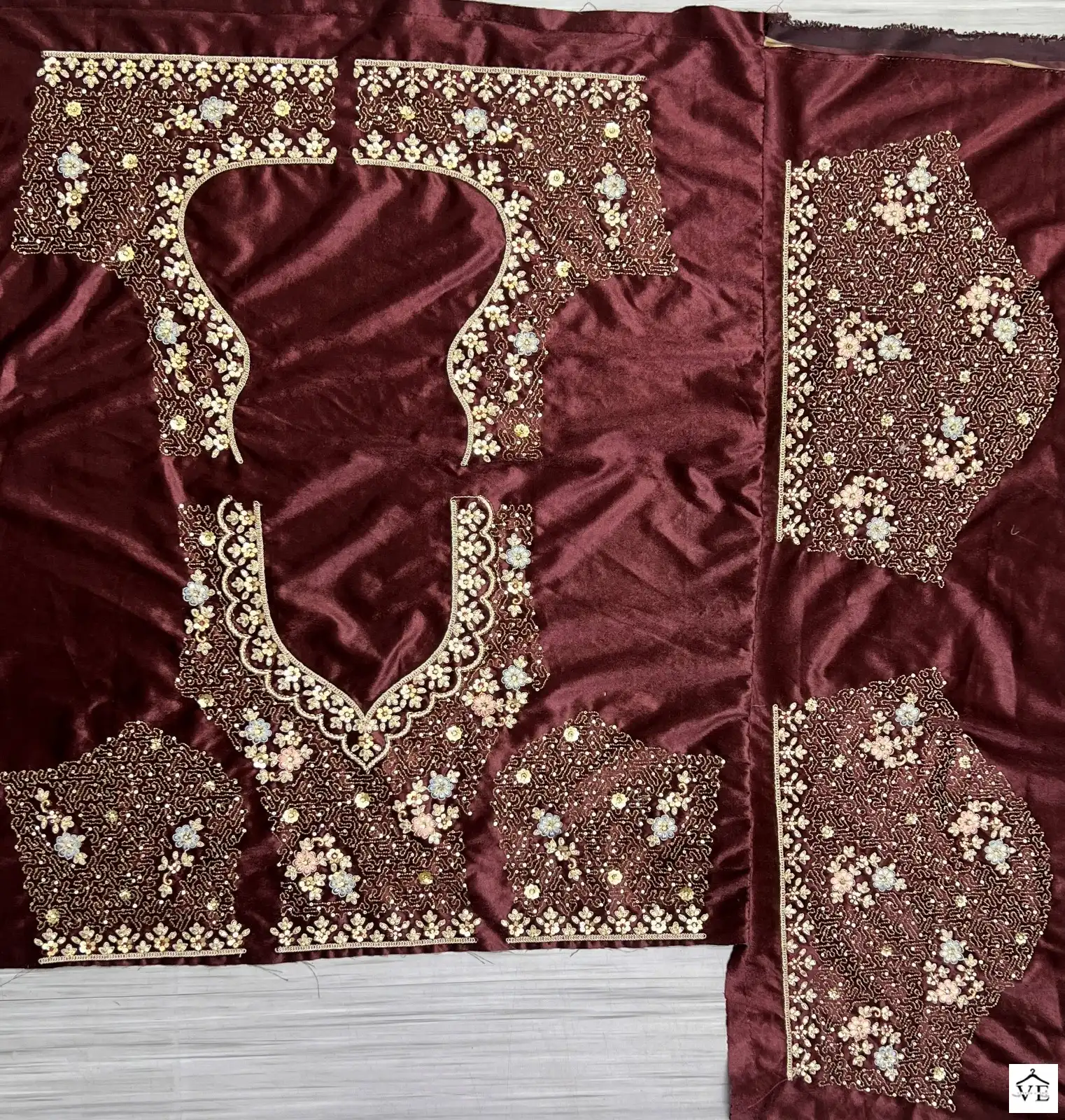 Anjani Art 2549 Velvet Wholesale Bridal Lehenga Catalog — Wholesale Lehenga, MPA wholesale from Surat — view 9