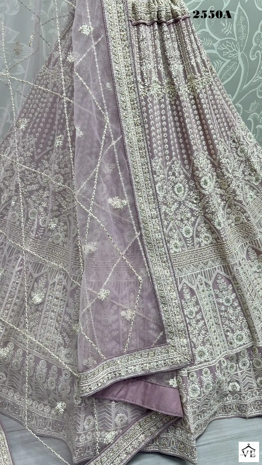 Anjani Art 2550 Heavy Net Wholesale Bridal Lehenga Catalog — Wholesale Lehenga, MPA wholesale from Surat - Gallery Image 16