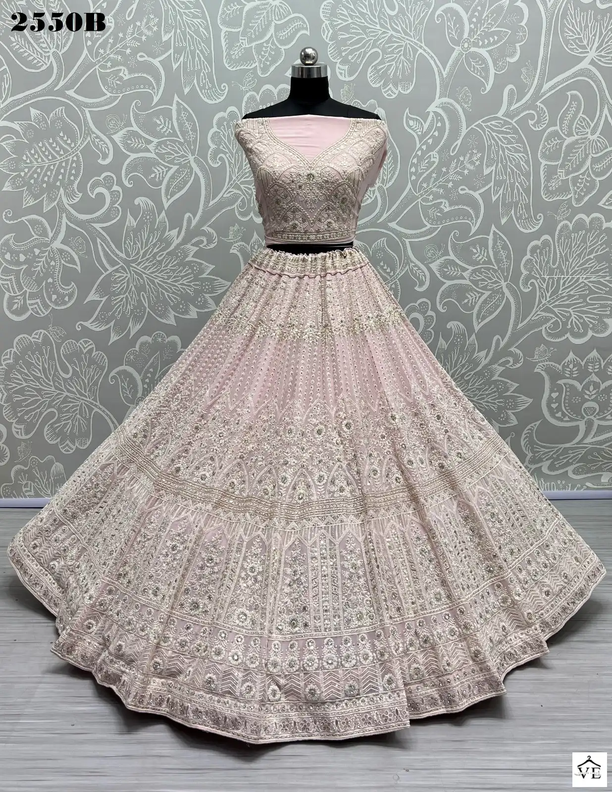 Anjani Art 2550 Heavy Net Wholesale Bridal Lehenga Catalog — Wholesale Lehenga, MPA wholesale from Surat — view 17