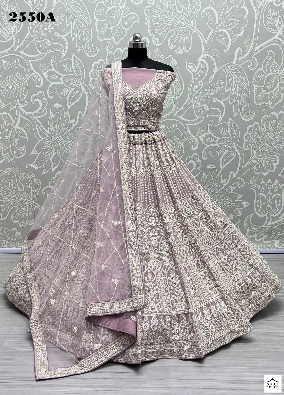 Anjani Art 2550 Heavy Net Wholesale Bridal Lehenga Catalog — Wholesale Lehenga, MPA wholesale from Surat - Gallery Image 15