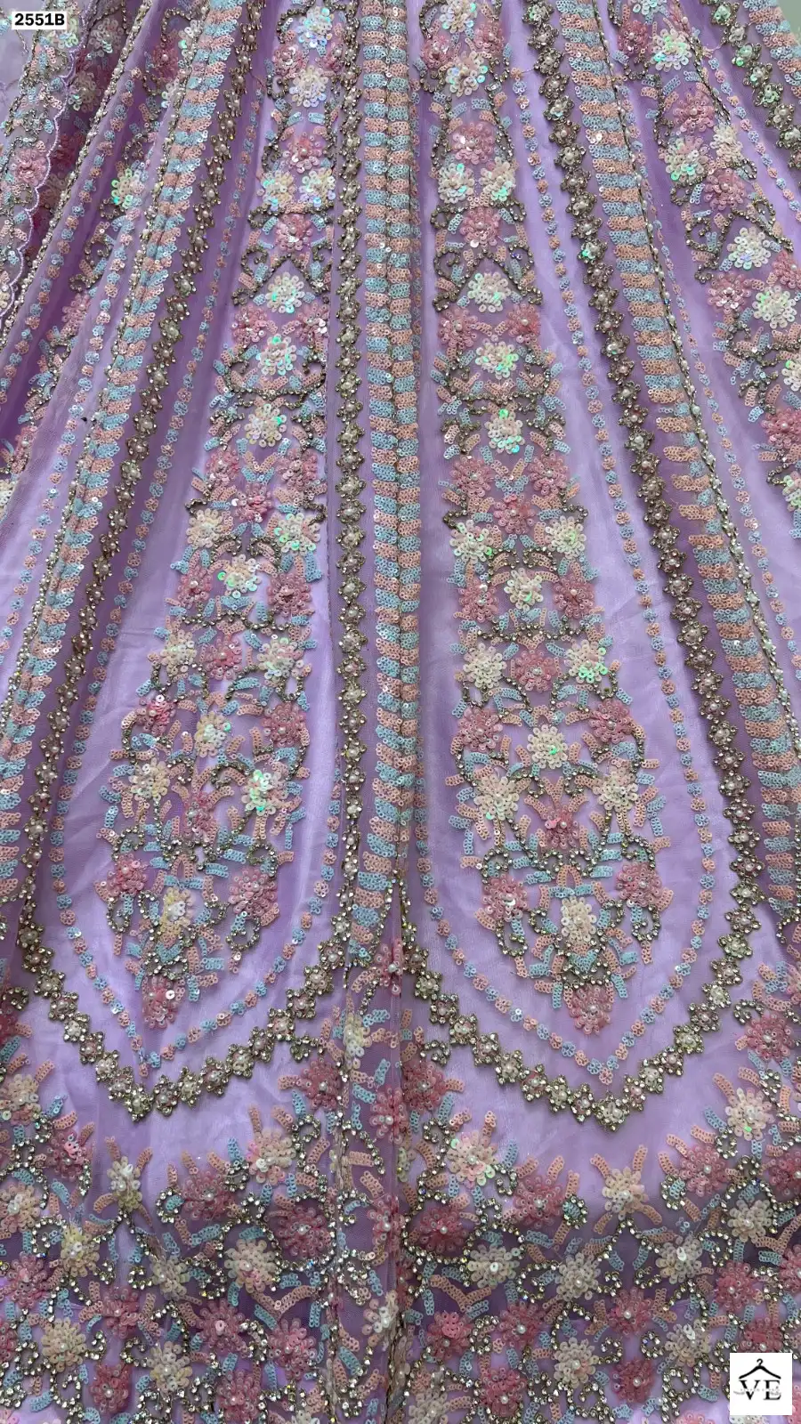 Anjani Art 2551 Heavy Net Wholesale Bridal Lehenga Catalog — Wholesale Lehenga, MPA wholesale from Surat - Gallery Image 9