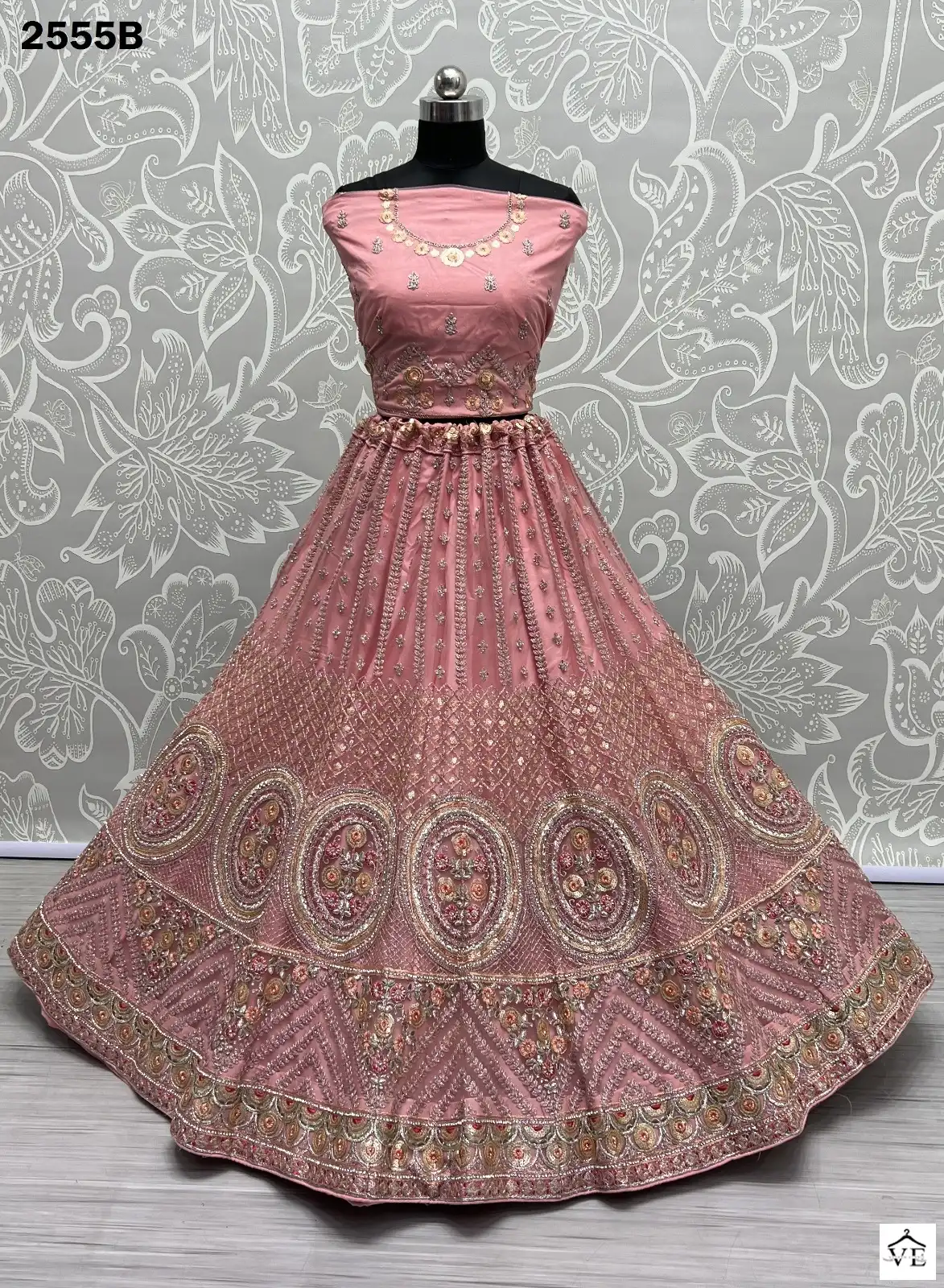 Anjani Art 2555 Heavy Net Wholesale Bridal Lehenga Catalog — Wholesale Lehenga, MPA wholesale from Surat - Gallery Image 15