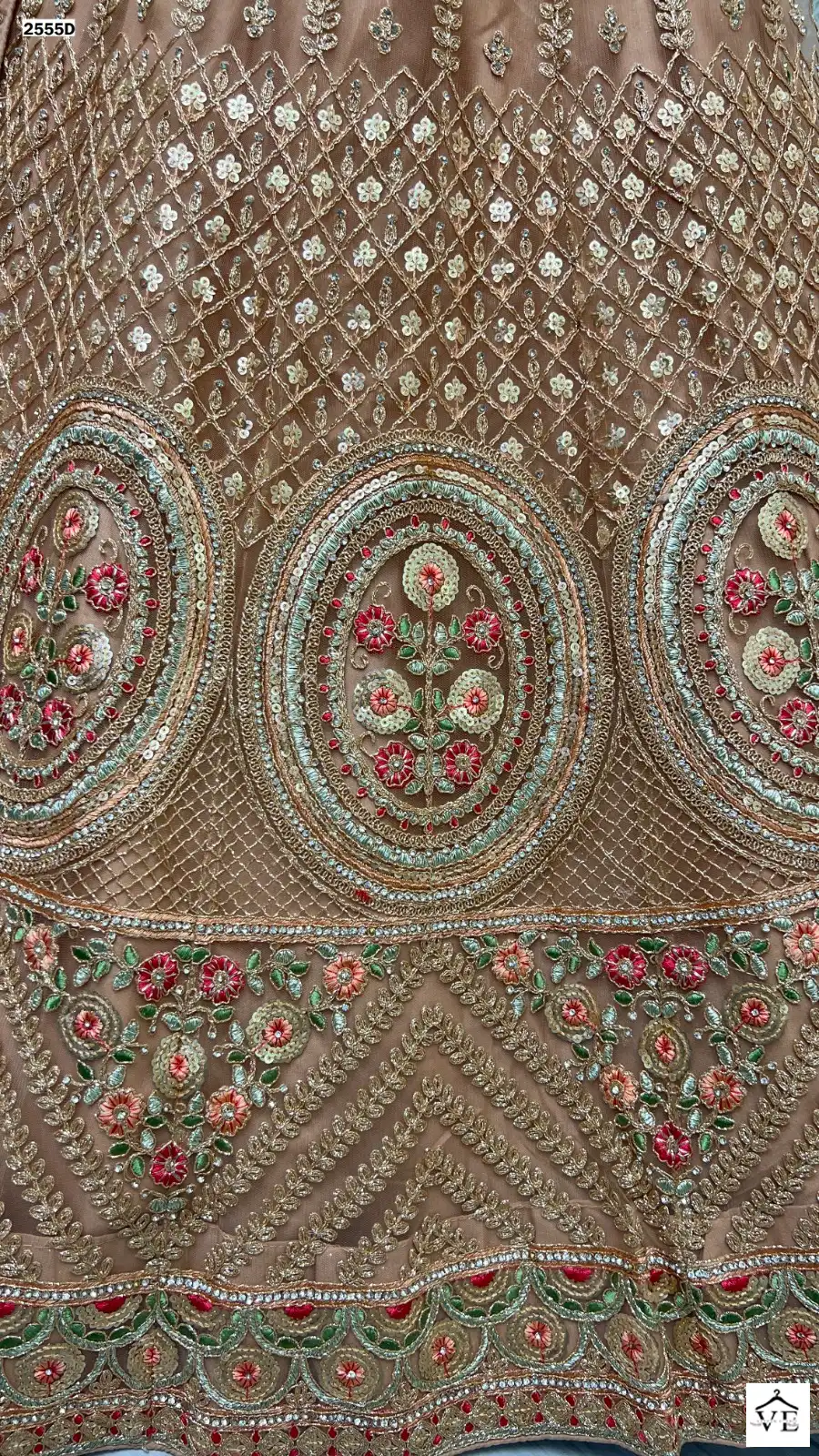 Anjani Art 2555 Heavy Net Wholesale Bridal Lehenga Catalog — Wholesale Lehenga, MPA wholesale from Surat - Gallery Image 3