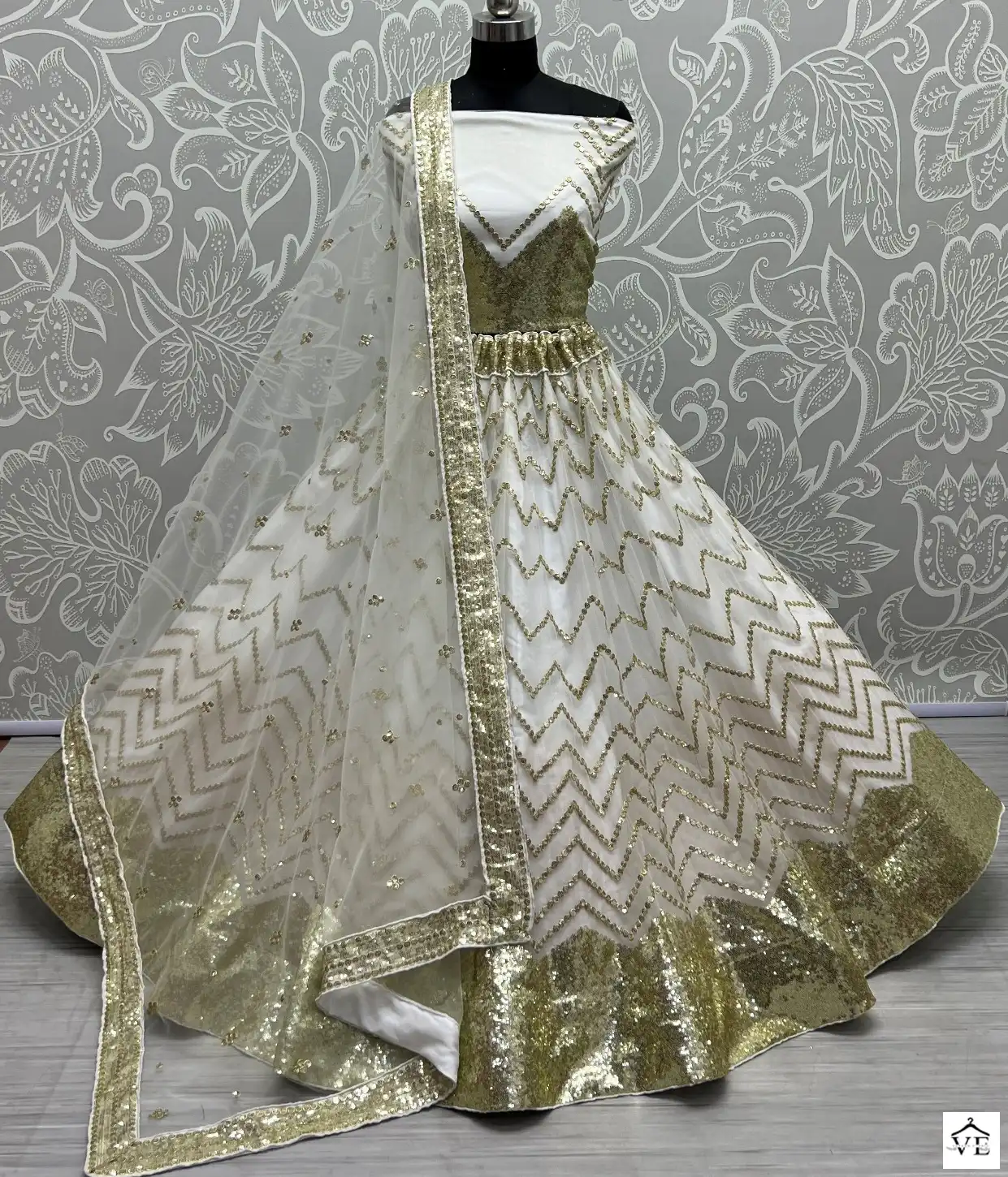 Anjani Art 2558 Heavy Net Wholesale Bridal Lehenga — Wholesale Lehenga, MPA wholesale from Surat — view 1