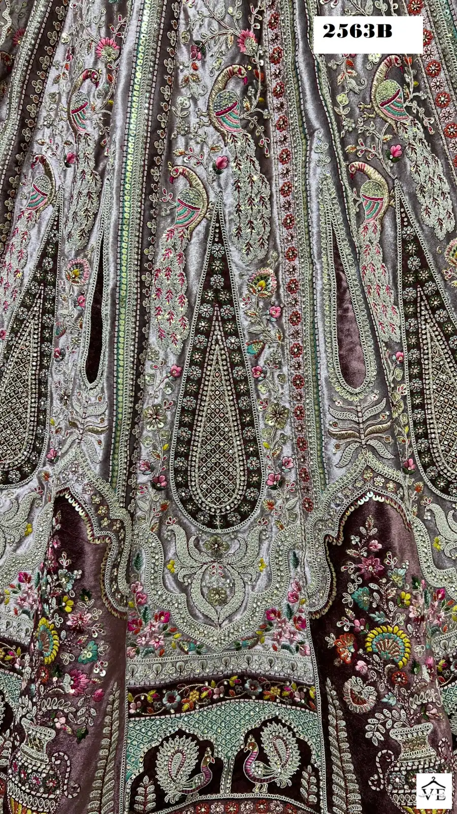 Anjani Art 2563 Velvet Wholesale Bridal Lehenga Choli Catalog — Wholesale Lehenga, MPA wholesale from Surat - Gallery Image 3