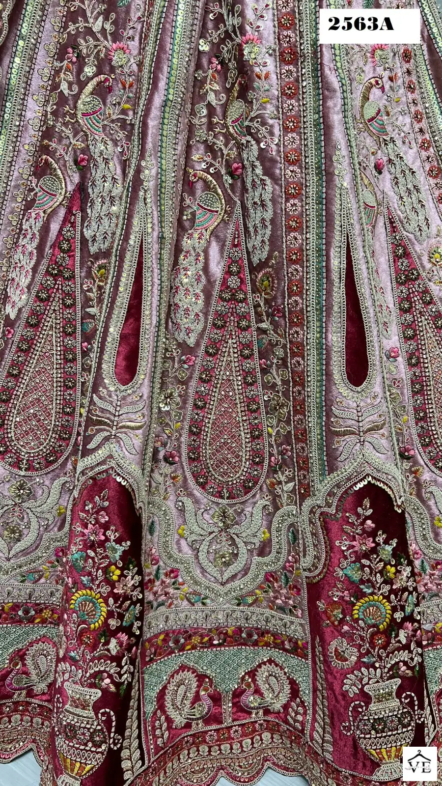 Anjani Art 2563 Velvet Wholesale Bridal Lehenga Choli Catalog — Wholesale Lehenga, MPA wholesale from Surat - Gallery Image 7