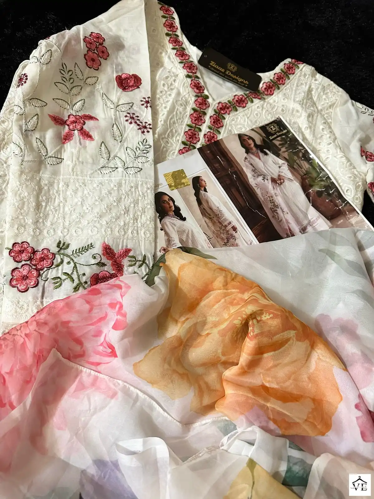 Ziaaz 338 Cotton Wholesale Pakistani Suit — Wholesale Salwar Suits, MPA wholesale from Surat - Gallery Image 2