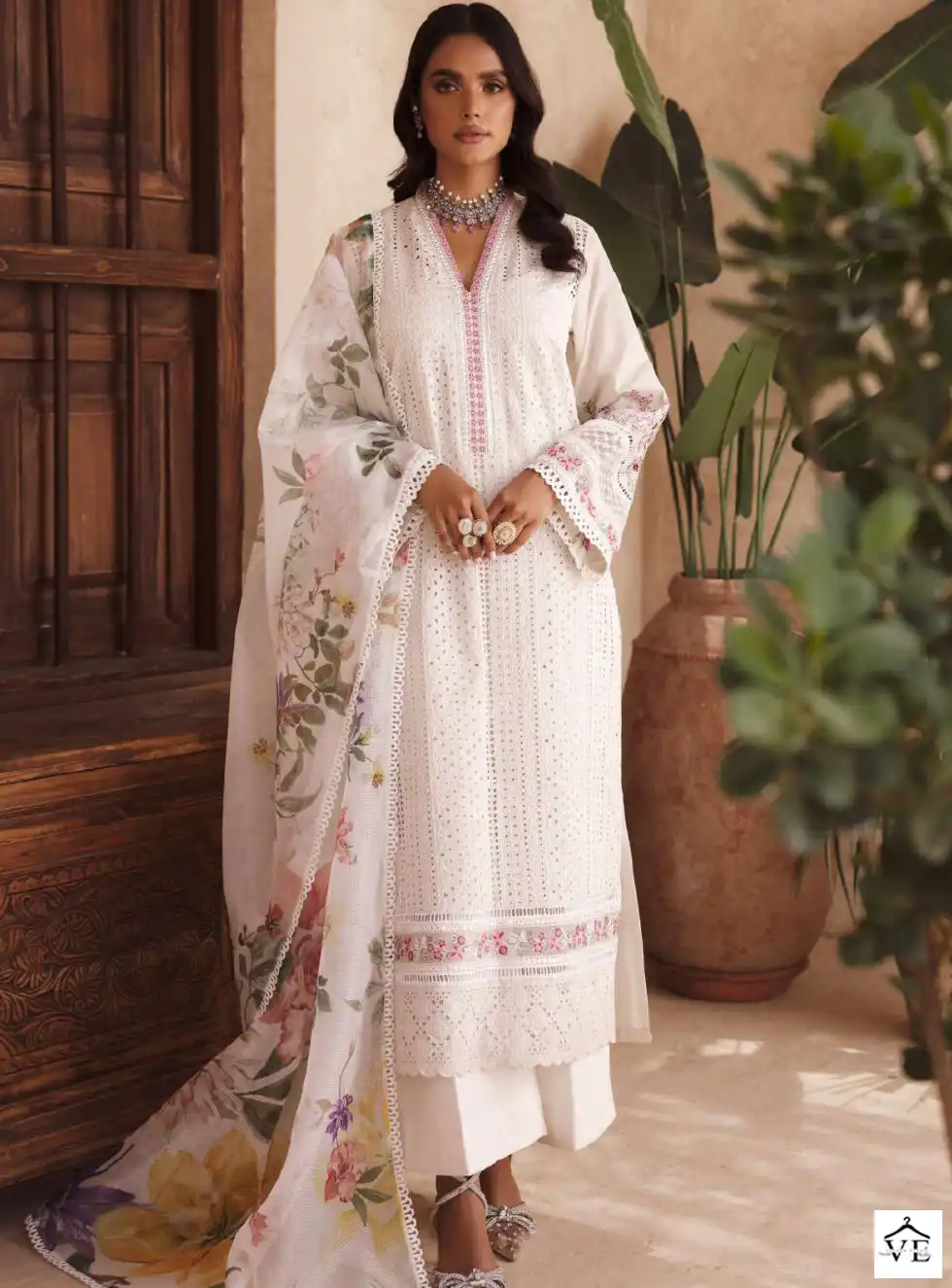 Ziaaz 338 Cotton Wholesale Pakistani Suit — Wholesale Salwar Suits, MPA wholesale from Surat — view 1