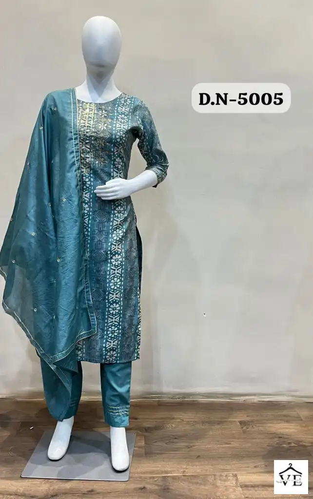 Colorx 5005 To 5008 Modal Print Wholesale Readymade Suits Size Set Catalog — Wholesale Salwar Suits, MPA wholesale from Surat - Gallery Image 2