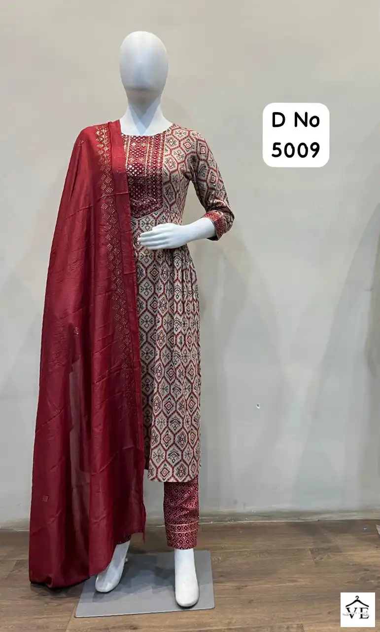 Colorx 5009 To 5010 Rayon Wholesale Readymade Suits Size Set Catalog — Wholesale Salwar Suits, MPA wholesale from Surat - Gallery Image 3