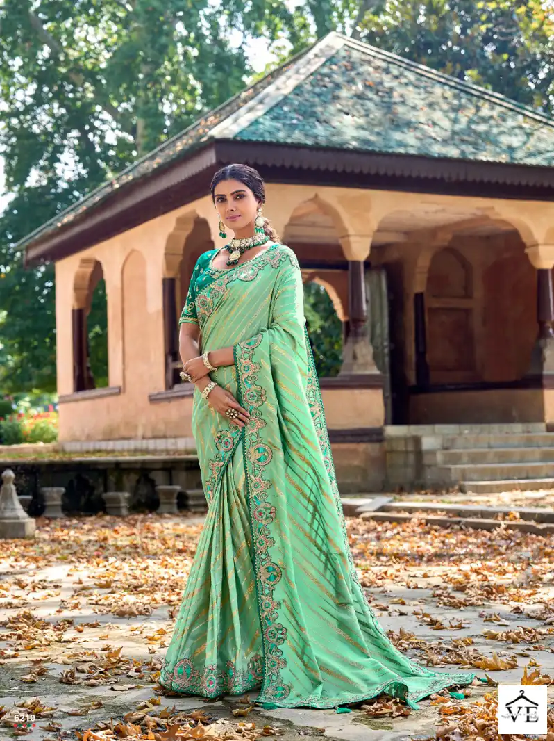 Tathastu 6201 To 6210 Fancy Wholesale Designer Saree Catalog — Wholesale Sarees, MPA wholesale from Surat - Gallery Image 5