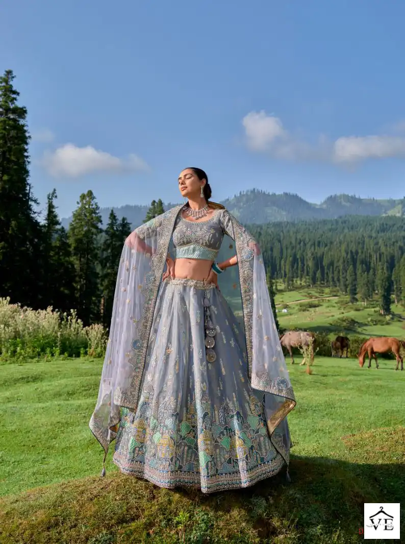 Tathastu Anaara Series 6301 To 6314 Designer Wholesale Bridal Lehenga Choli Catalog — Wholesale Lehenga, MPA wholesale from Surat - Gallery Image 7