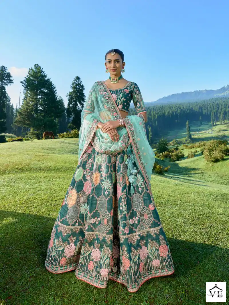 Tathastu Anaara Series 6301 To 6314 Designer Wholesale Bridal Lehenga Choli Catalog — Wholesale Lehenga, MPA wholesale from Surat - Gallery Image 9