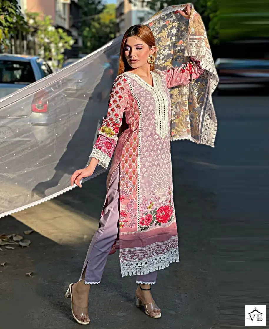 Fepic Sobia Nazir 86005 Pure Cambric Cotton Wholesale Pakistani Suit — Wholesale Salwar Suits, MPA wholesale from Surat — view 1