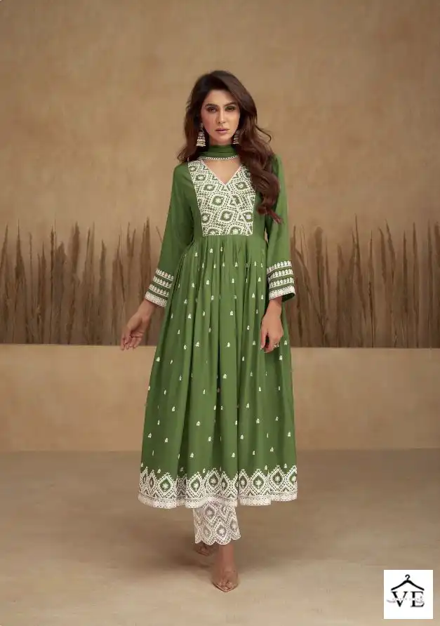 Vamika Aadhira Vol 5 Gold Pure Rayon Viscos Wholesale Designer Readymade Salwar Suit Catalog — Wholesale Salwar Suits, MPA wholesale from Surat — view 2
