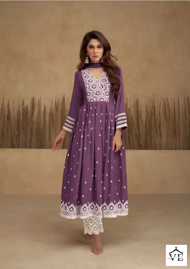 Vamika Aadhira Vol 5 Gold Pure Rayon Viscos Wholesale Designer Readymade Salwar Suit Catalog — Wholesale Salwar Suits, MPA wholesale from Surat — view 4