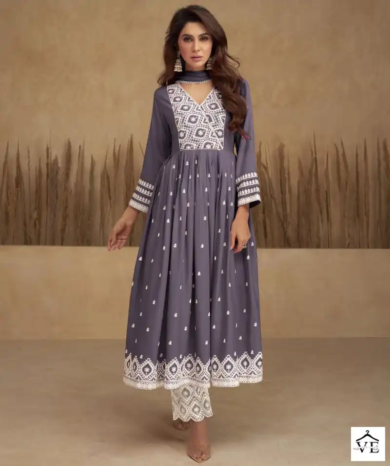Vamika Aadhira Vol 5 Light Color Pure Rayon Viscos Wholesale Designer Readymade Salwar Suit Catalog — Wholesale Salwar Suits, MPA wholesale from Surat — view 1