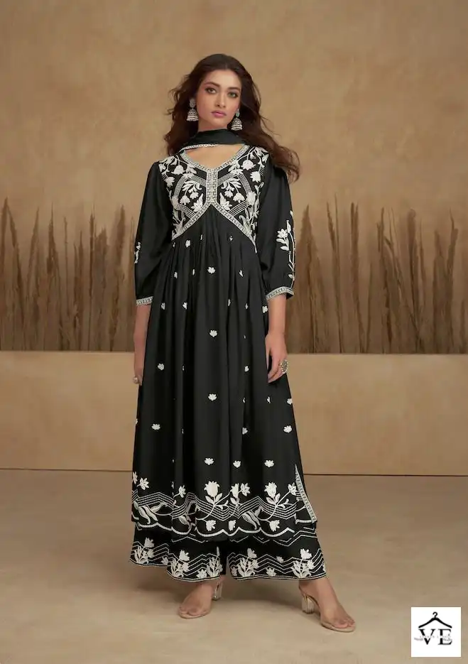 Vamika Aadhira Vol 6 Silver Pure Rayon Viscose Wholesale Designer Readymade Salwar Suit Catalog — Wholesale Salwar Suits, MPA wholesale from Surat - Gallery Image 4