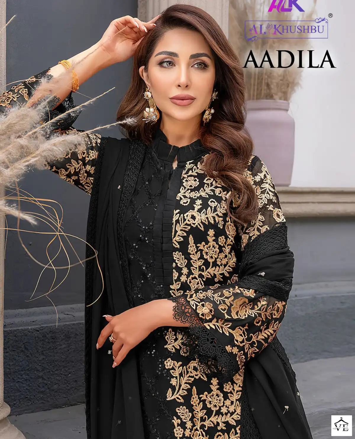 Al_Khushbu Aadila Vol 1 Georgette Wholesale Designer Pakistani Salwar Suit Catalog — Wholesale Salwar Suits, MPA wholesale from Surat — view 1