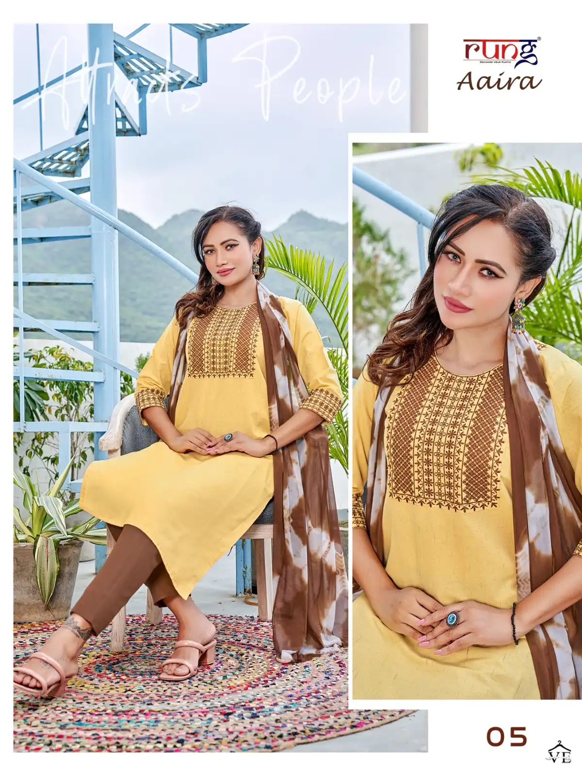 Rung Aaira Heavy Banglore Cotton Wholesale Readymade Salwar Suit Catalog — Wholesale Salwar Suits, MPA wholesale from Surat — view 5