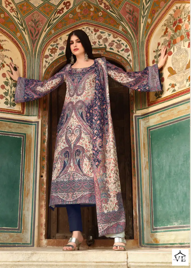 Fida Aakrash Pashmina Wholesale Digital Print Winter Wear Salwar Suit Catalog — Wholesale Salwar Suits, MPA wholesale from Surat - Gallery Image 5