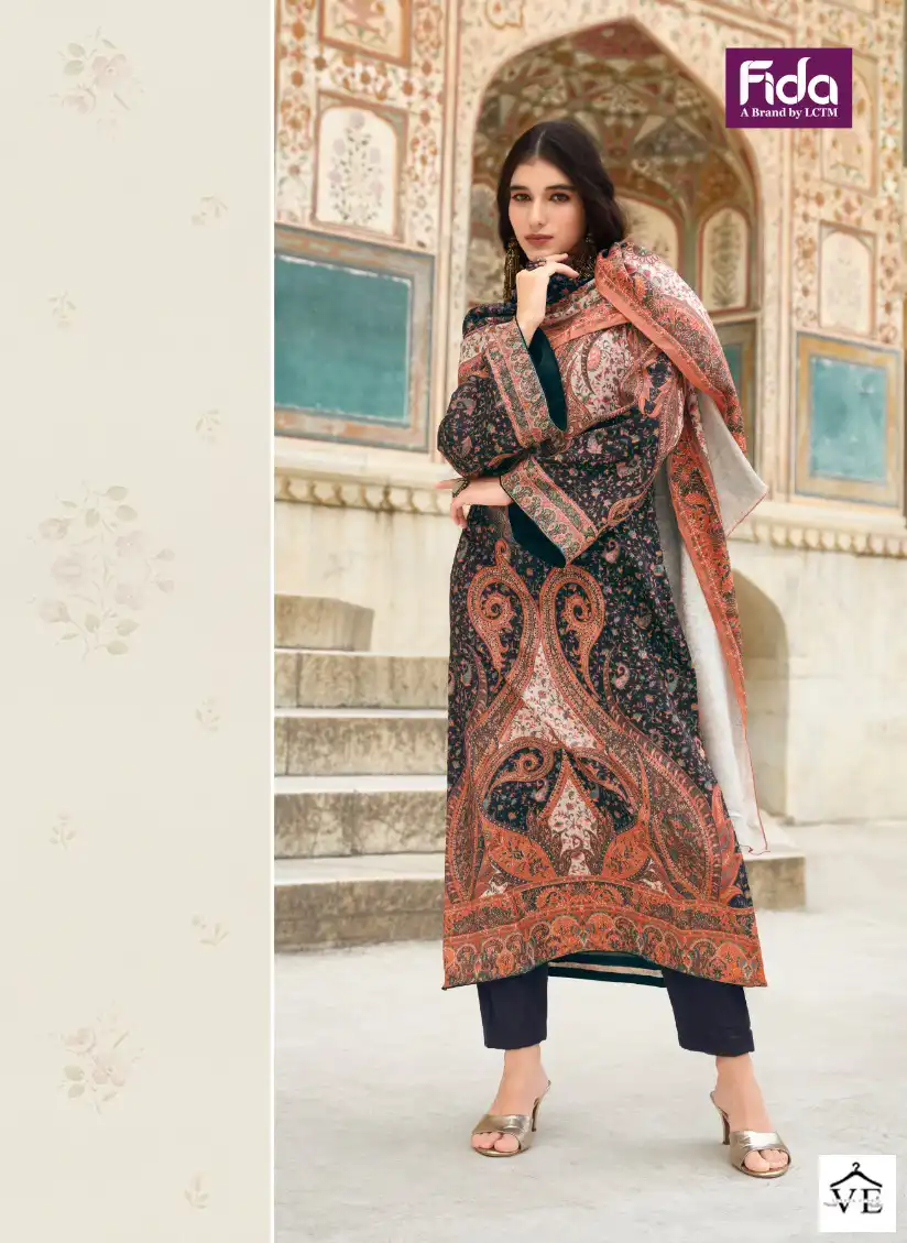 Fida Aakrash Pashmina Wholesale Digital Print Winter Wear Salwar Suit Catalog — Wholesale Salwar Suits, MPA wholesale from Surat — view 6