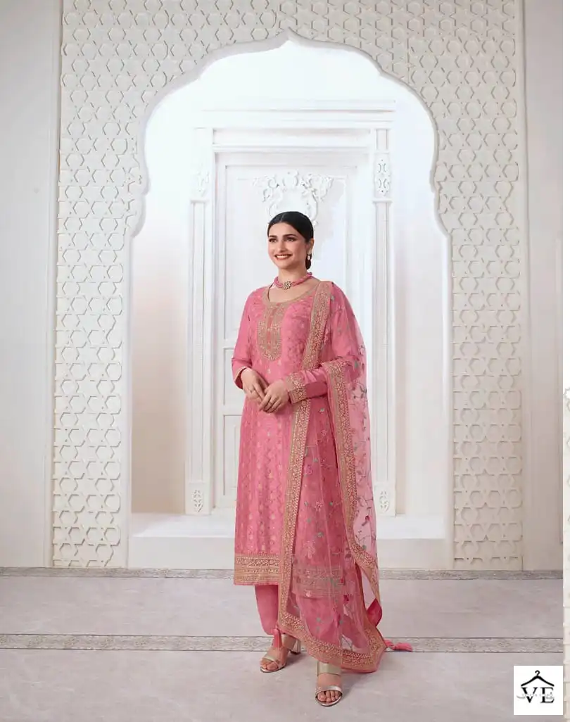 Vinay Fashion Aarzoo Vol 3 Dola Jacquard Wholesale Designer Salwar Suit Catalog — Wholesale Salwar Suits, MPA wholesale from Surat - Gallery Image 2