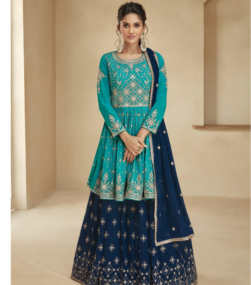 Aashirwad Angel Real Georgette Wholesale Designer Readymade Salwar Suit Catalog