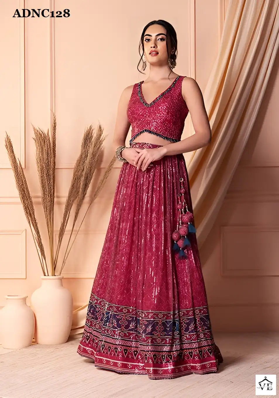 Arya ADNC128 Soft Net Wholesale Readymade Lehenga Choli — Wholesale Lehenga, MPA wholesale from Surat — view 2
