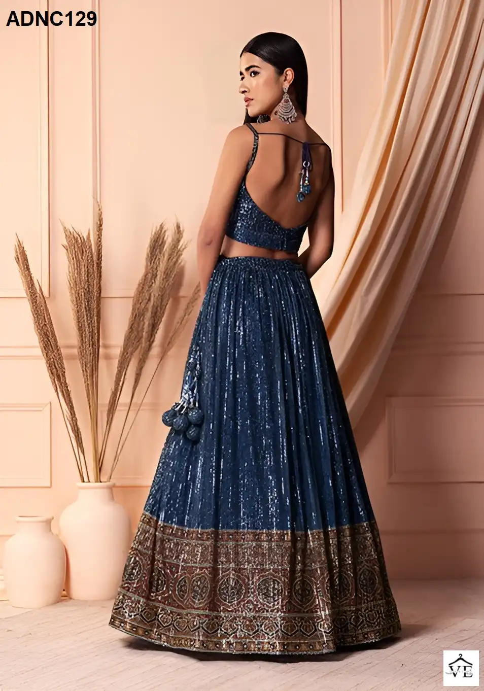 Arya Designs Adnc129 Soft Net Wholesale Lehenga Catalog — Wholesale Lehenga, MPA wholesale from Surat — view 2
